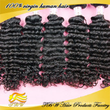 Clip negro rizado cabello humano 100% real en extensiones de cabello para adelgazamiento afroamericano